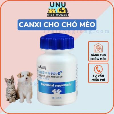 Bổ Sung Canxi Chó Mèo Lọ 180 Viên