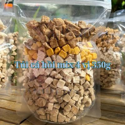 Cá Hồi Sấy Khô Mix 4 Vị An Toàn Tự Nhiên Không Hóa Chất