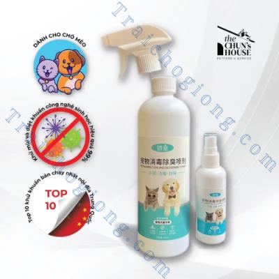 Chai Xịt Khử Mùi Chó Mèo Chai 100ml và 500ml