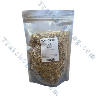 Gà Viên Sấy Lộn Sộn Túi 500g - Thức Ăn Dinh Dưỡng Cho Chó