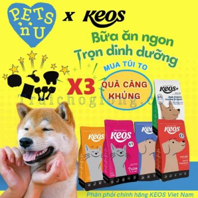 Hạt Keos Cho Chó Vị Sữa Gà Trứng Túi 1,5 Kg