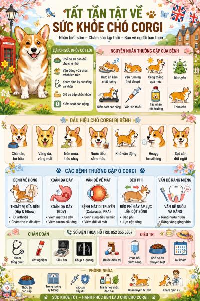 Hương Dẫn Chăm Sóc Sức Khỏe Chó Corgi Ở Việt Nam