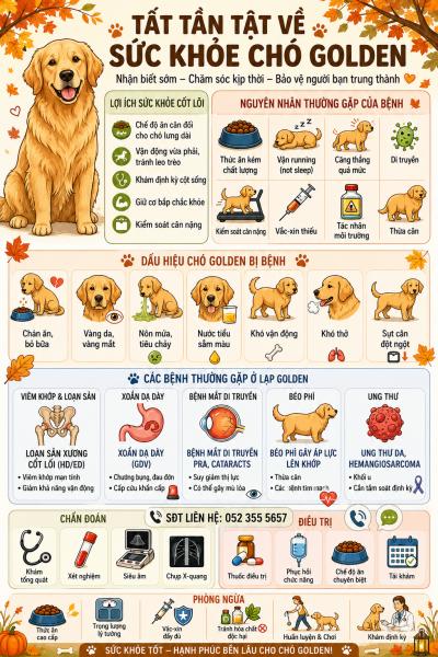 Hướng Dẫn Chăm Sóc Sức Khỏe Chó Golde Ở Việt Nam