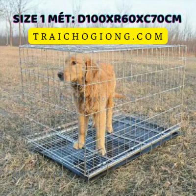 Lồng 1 Mét Gấp Gọn Đa Năng Có Bánh Xe Nhiều Size