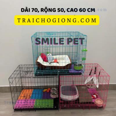 Lồng Dài 70 Cm Cho Chó Size 70 - 50 - 60