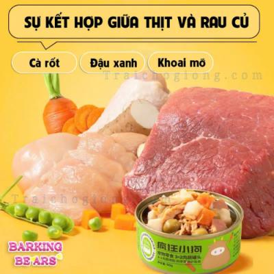Pate Ngon Vị Gà Thỏ Bò Lon 105g