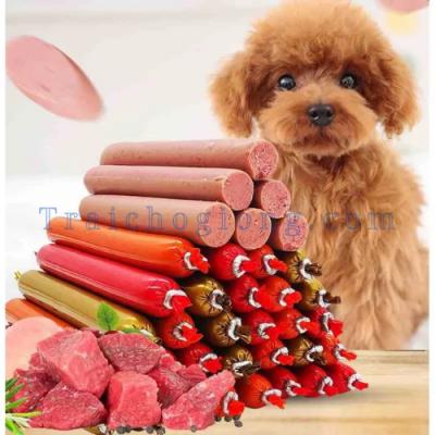Xúc Xích Chó Mèo Cao Cấp 900Gr - Túi 60 Cây