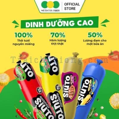Xúc Xích Siêu To Giàu Đạm 4 Cây x 85gr